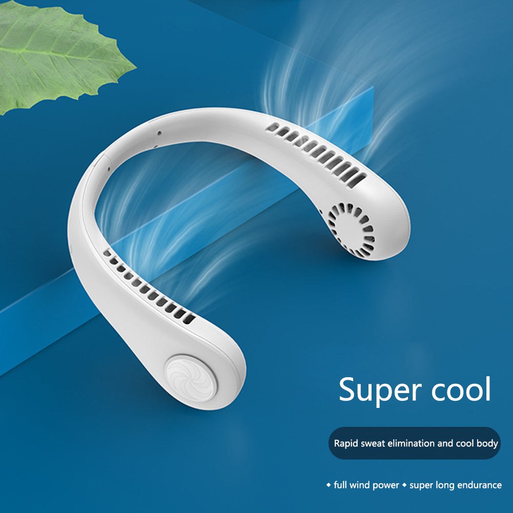 Portable Cooling Fan USB 360 Degree Neckband Fan