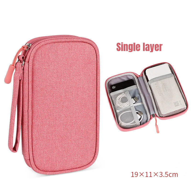 NEW Travel Organizer Bag Cable Storage