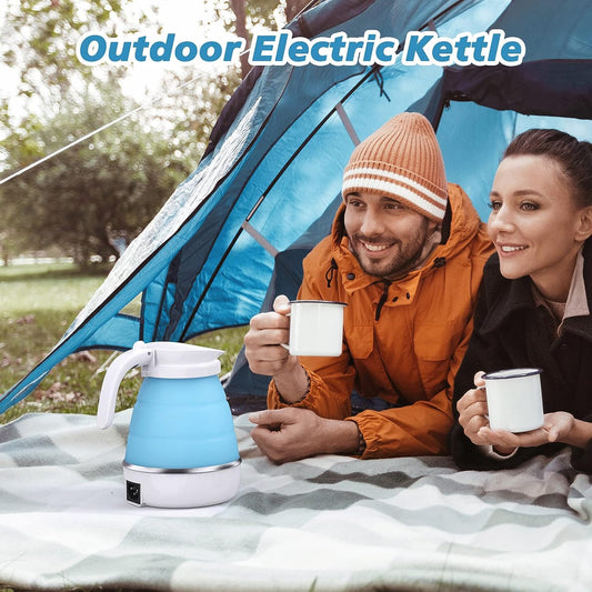 Foldable Electric Kettle, Camping Kettle, Mini Travel Kettle