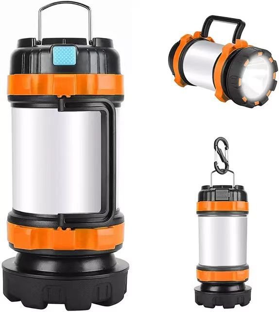 LED Portable Camping Lantern Rechargeable + 3000 Capacity Power Bank - WanderClever